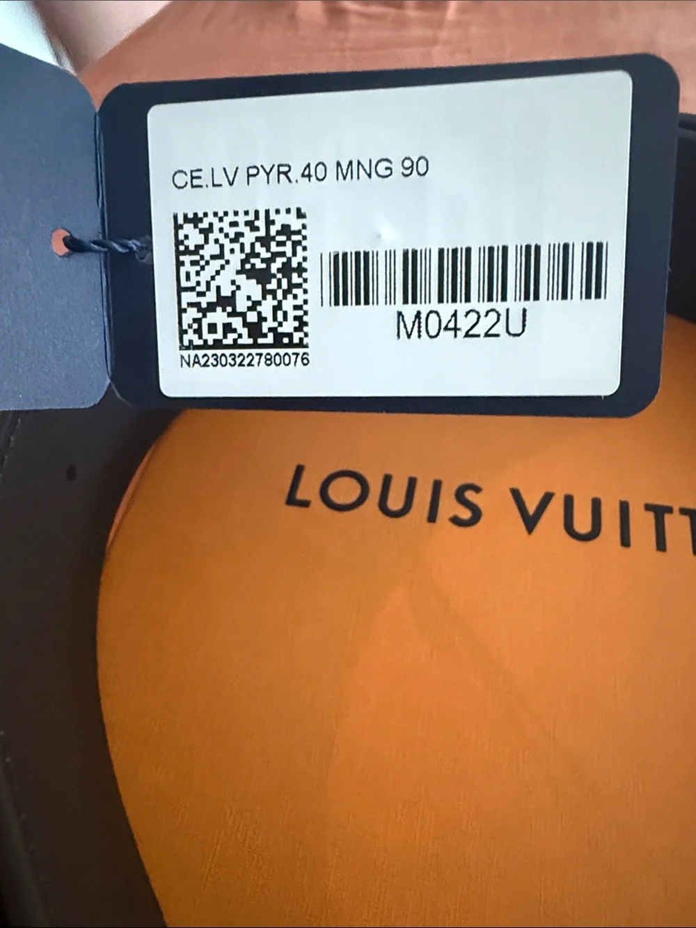 Louis Vuitton Brown Monogram Belt with Gold LV Buckle